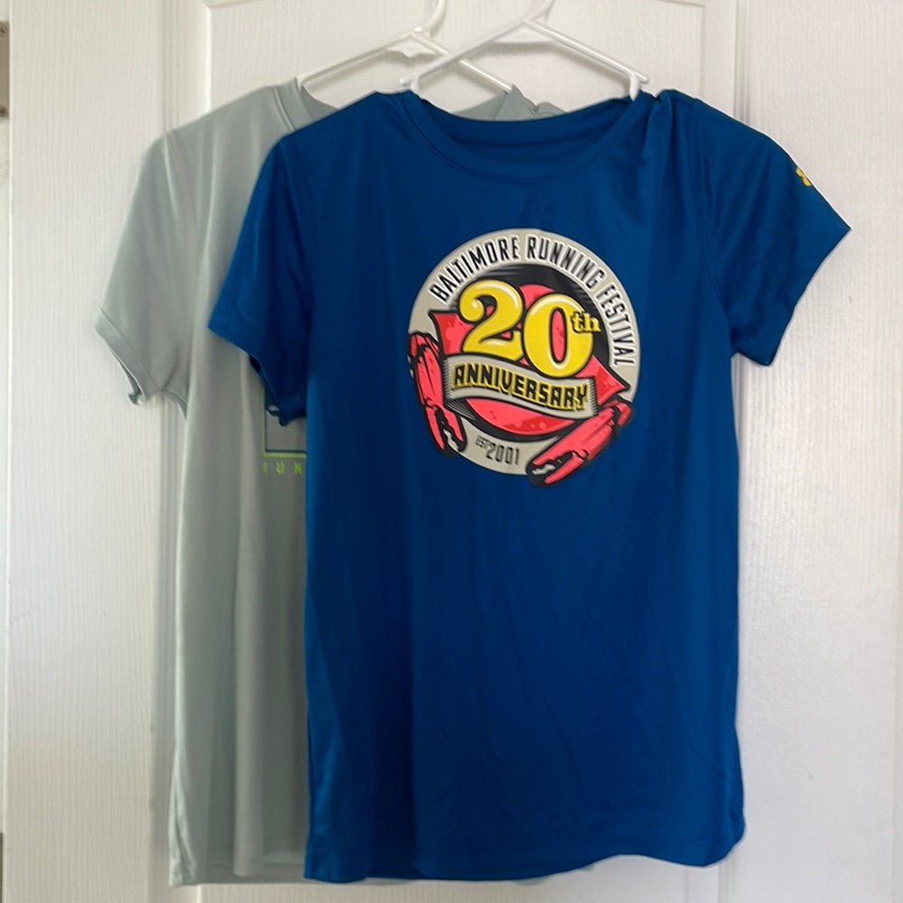 Under Armour Baltimore Running Shirts - Total of 2